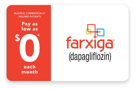 FARXIGA® (dapagliflozin) Co-pay Card